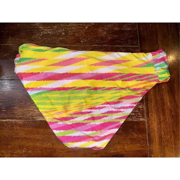 BECCA ETC Trendy Plus Size Awaken Shirred-Side Bikini Bottoms - Picture 3 of 5